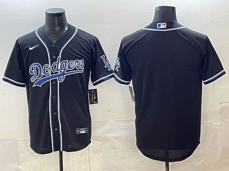Men 2025 Nike Los Angeles Dodgers Blank Black MLB Jersey style 001->los angeles dodgers->MLB Jersey